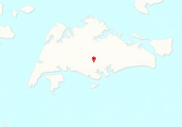 Static map showing AquaGlimmer Fishing location at Harbour Drive, Singapore